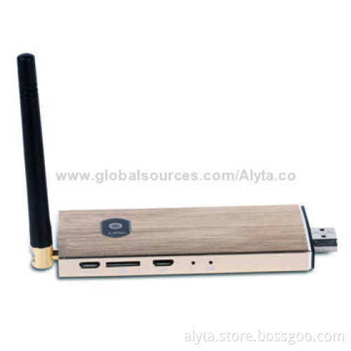 Wholesale Android Mini PC with Camera and MIC Quad-core 1.2-1.4GHz CPU Chipset, Mali-400MP4 GPU